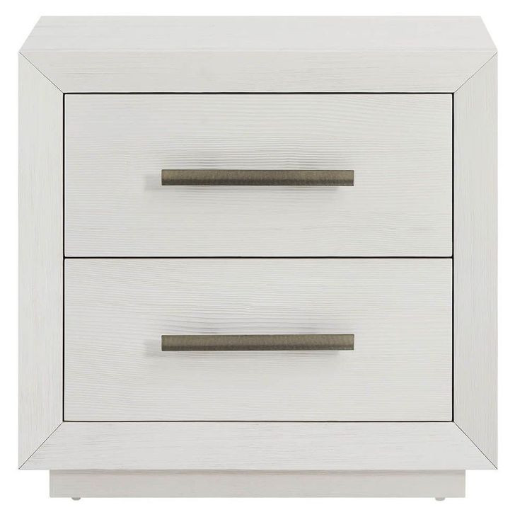 Azure Shoreline 2 Drawer Nightstand with USB Charging and LED
