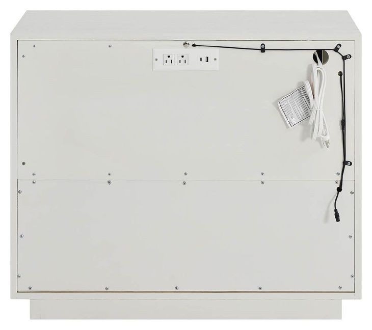 Oasis Shoreline 1 Drawer Nightstand with USB Charging and LED