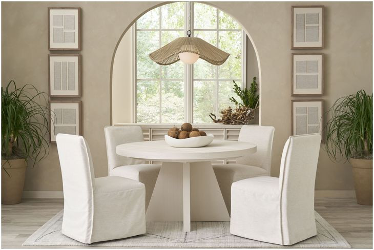 Oasis Nomad Snow Performance Fabric Mainsail Side Chair