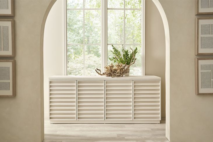 Oasis Shoreline 4 Door Shutter Credenza