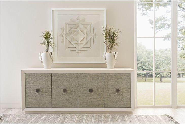 Azure Shoreline 4 Door Seascape Credenza