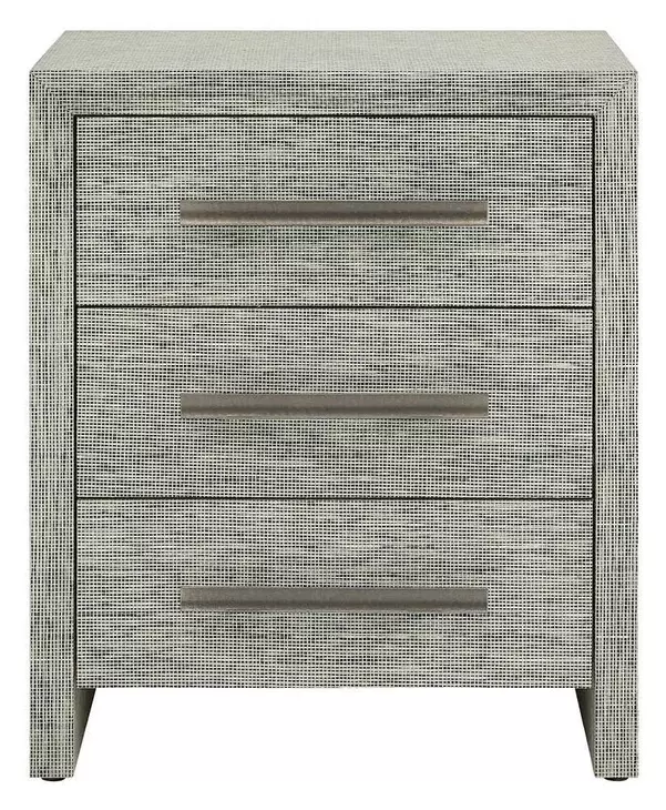 Oasis Seascape 3 Drawer Nightstand with USB Charging
