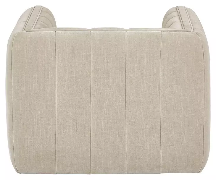 Vesta Silken Fog Upholstered Swivel Chair