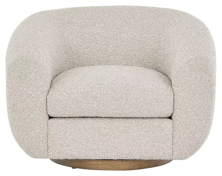 Fitz Santa Cruz Sand Upholstered Swivel Chair