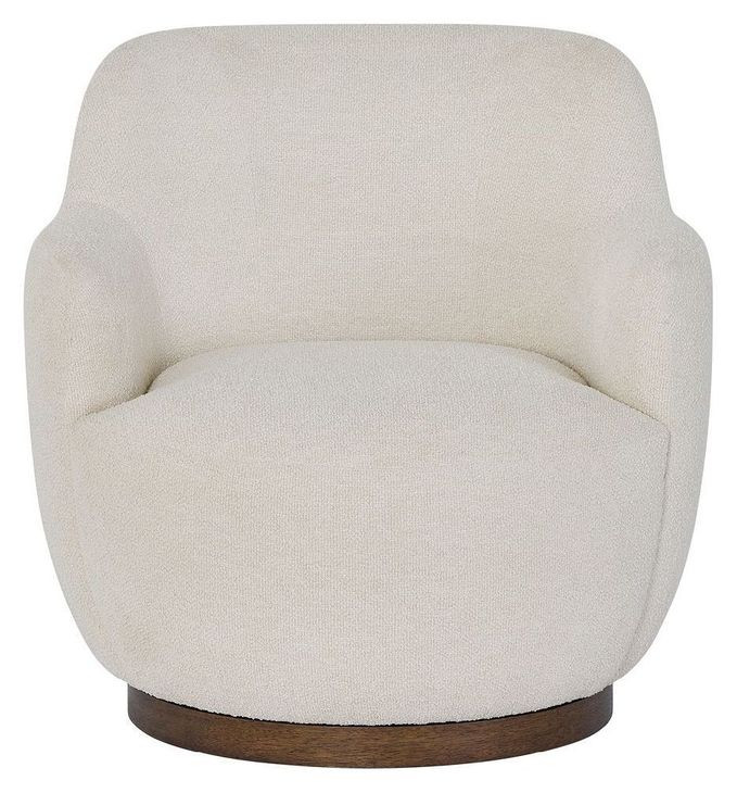Chloe Colorado Natural Performance Fabric Upholstered Swivel Chair