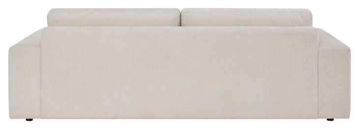 Alden Plushtone Parchment Performance Fabric 98" Sofa