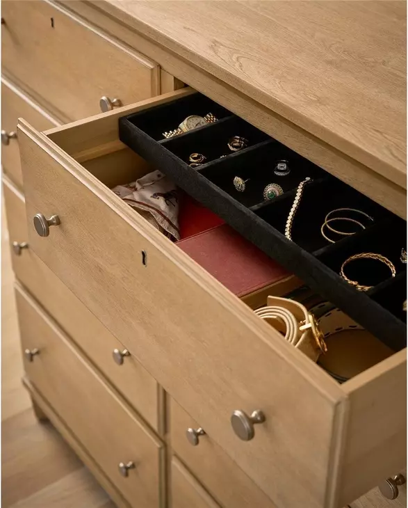 Oakmere Natural 8 Drawer Chest