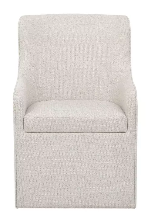 Oakmere Beige Upholstered Arm Chair