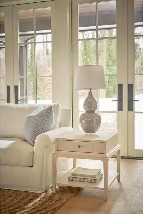 Birchaven Light Willow Rectangular Meadow End Table