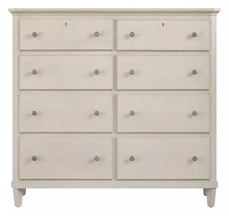 Oakmere Taupe 8 Drawer Chest