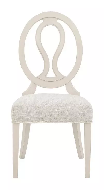Birchaven Taupe Upholstered Oval Willow Side Chair Set of 2