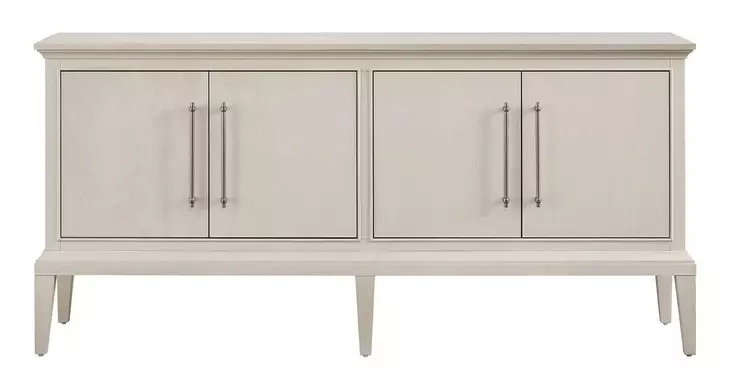 Oakmere Taupe 4 Door Credenza