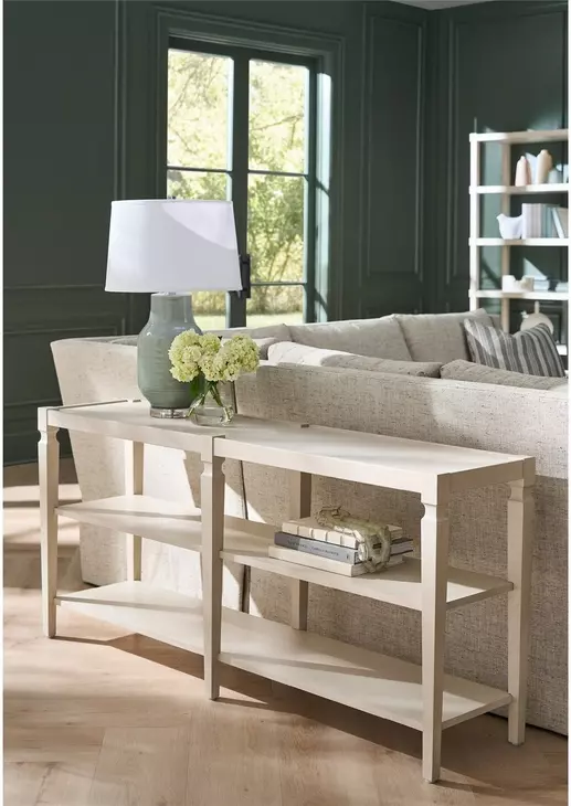 Oakmere Taupe Rectangular Console Table