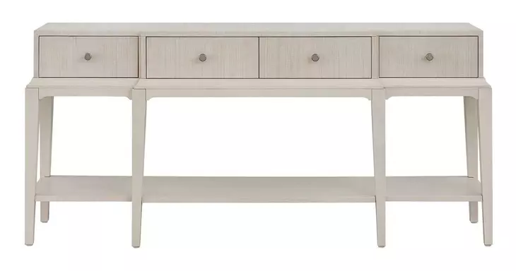 Oakmere Beige Rectangular Meadow Console Table