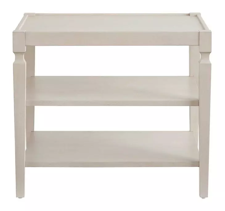 Oakmere Taupe Rectangular End Table