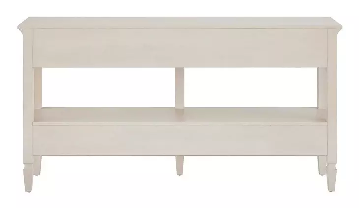 Oakmere Taupe Rectangular 4 Drawer Console Table