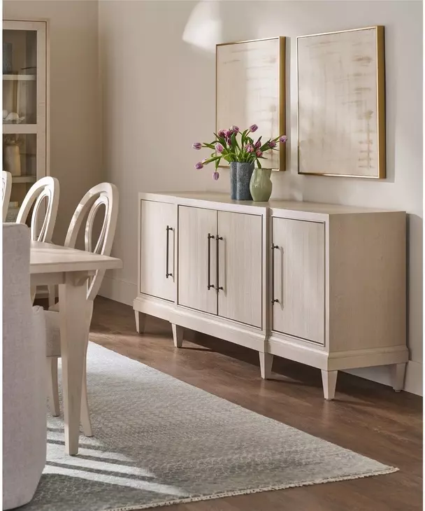 Birchaven Beige 4 Door Meadow Credenza