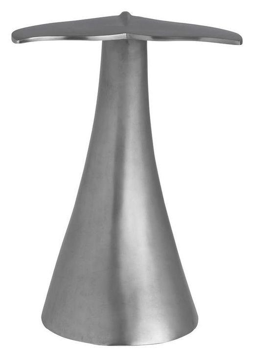 Oasis Antique Nickel Whale Tail Accent Table