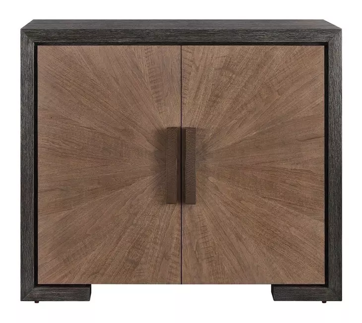Modern Veil and Mist 2 Door Hall Chest