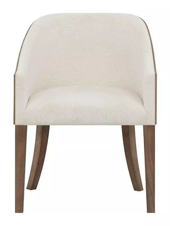 Evermont Beige and Haze Upholstered Dining Chair Set of 2