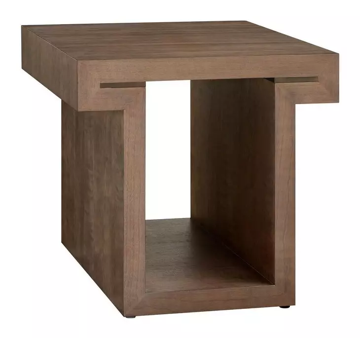 Evermont Haze Walnut Rectangular End Table