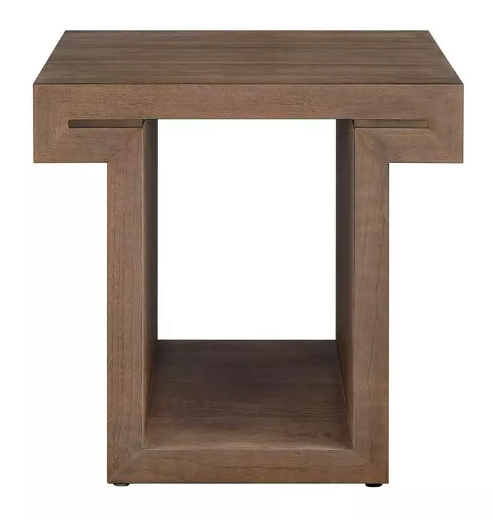 Evermont Haze Walnut Rectangular End Table
