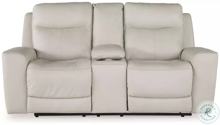 Mindanao Coconut Power Reclining Console Loveseat
