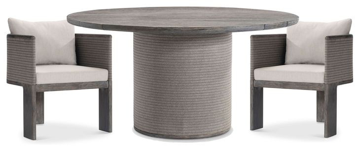 Rialto Brown Outdoor Dining Room Set
