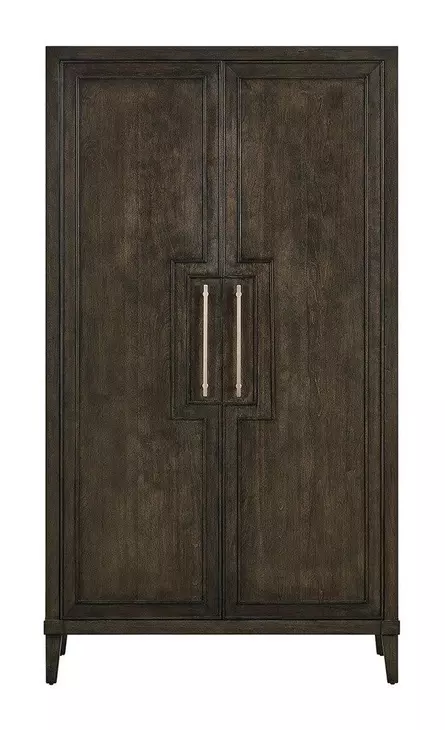 Realm Brown 2 Door Wardrobe with LED