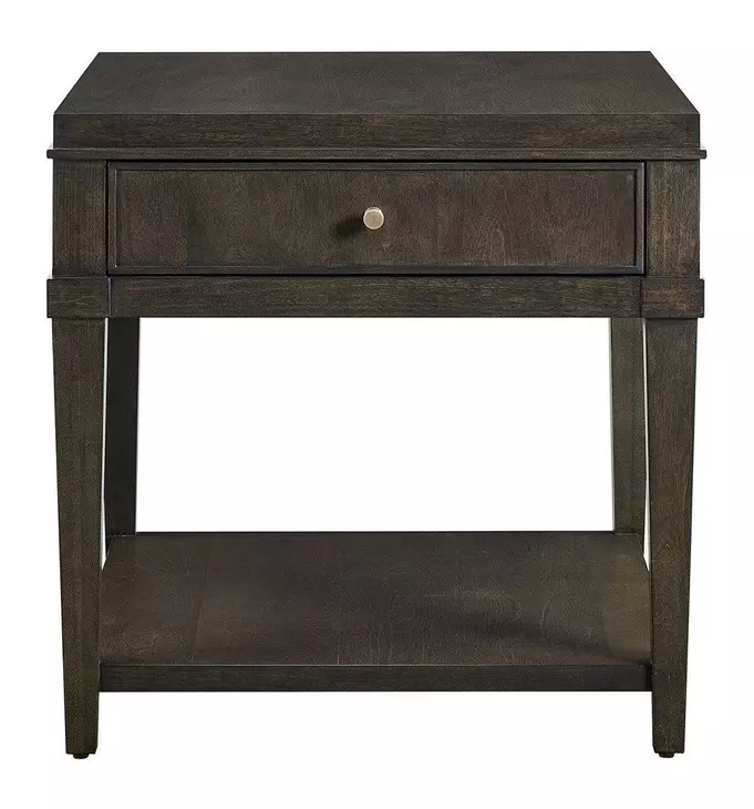 Realm Brown Rectangular End Table