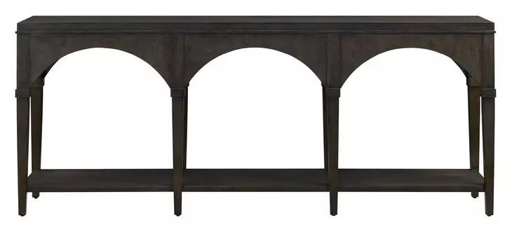 Realm Brown Rectangular Console Table