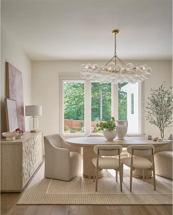 Elegance Beige and Cream Upholstered Side Chair