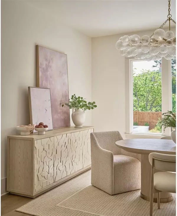 Elegance Brown and Paloma 4 Door Credenza