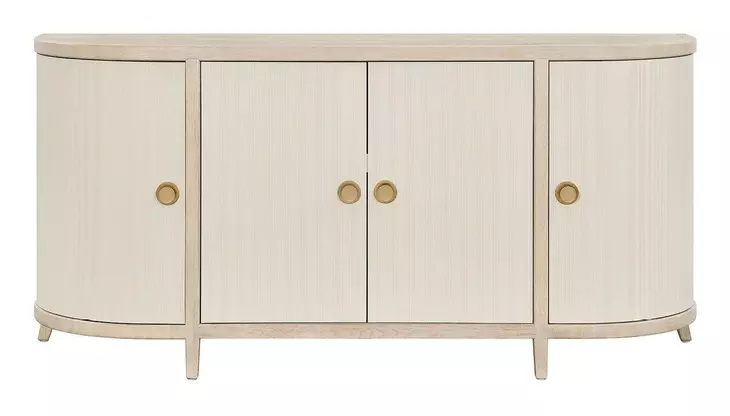 Elegance Brown 4 Door Credenza