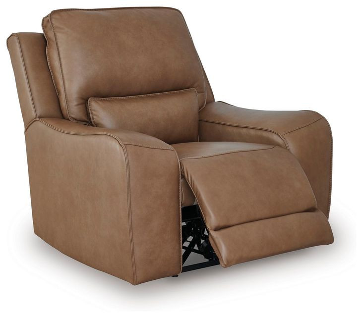 Spear Hill Caramel Leather Power Reclining Living Room Set