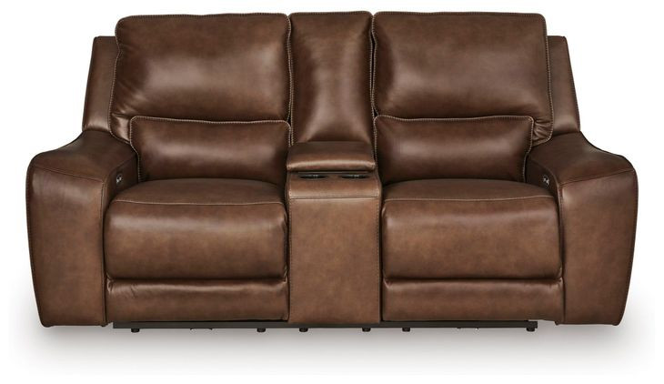 Spear Hill Canyon Leather 81" Zero Gravity Power Reclining Loveseat with USB Charging