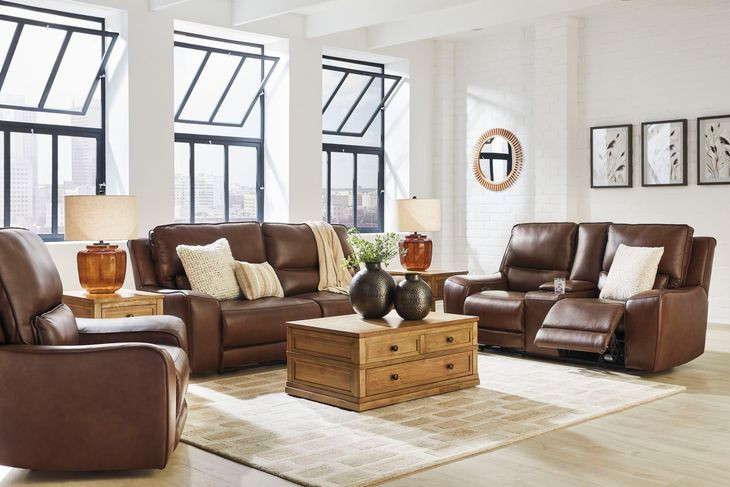 Spear Hill Canyon Leather Zero Gravity Power Reclining Living Room Set with USB Charging