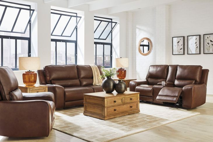 Spear Hill Canyon Leather 92" Zero Gravity Power Reclining Sofa with USB Charging