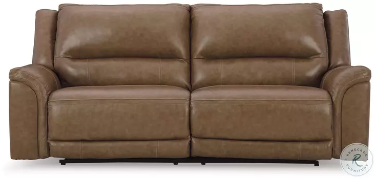 Trasimeno Caramel Power Reclining Sofa