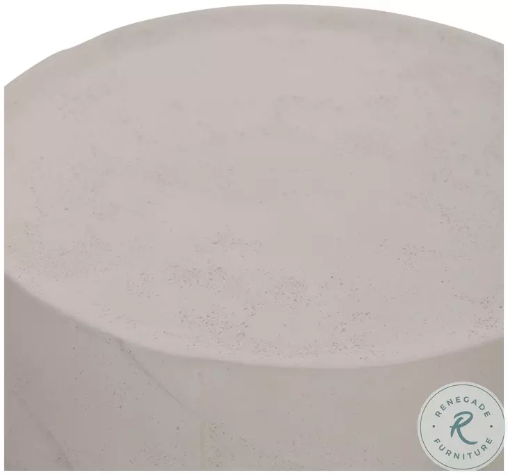 Zina Beige Accent Table