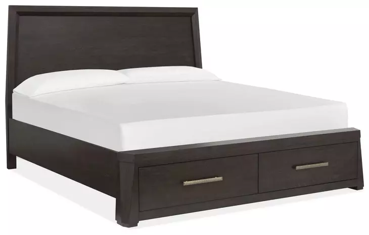 Bellamy Coffee Bean California King Storage Panel Bed