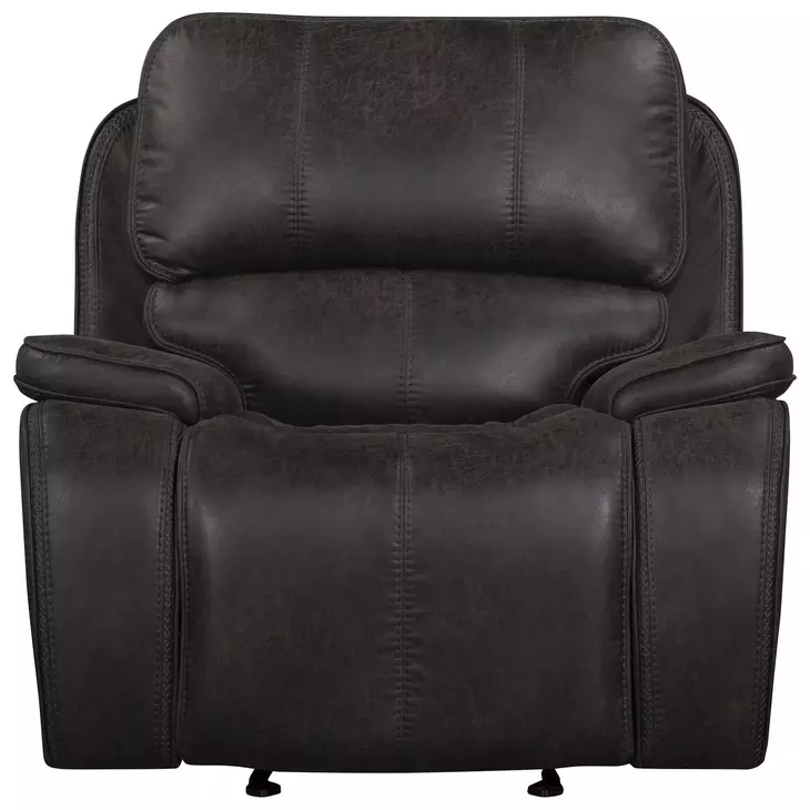 Brookings Charcoal Glider Recliner