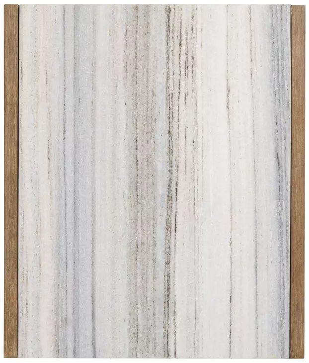 Plum Creek Sierra Brown Rectangular Marble Top End Table
