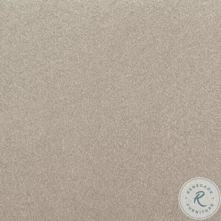 Hadi Beige And Natural King Upholstered Panel Bed