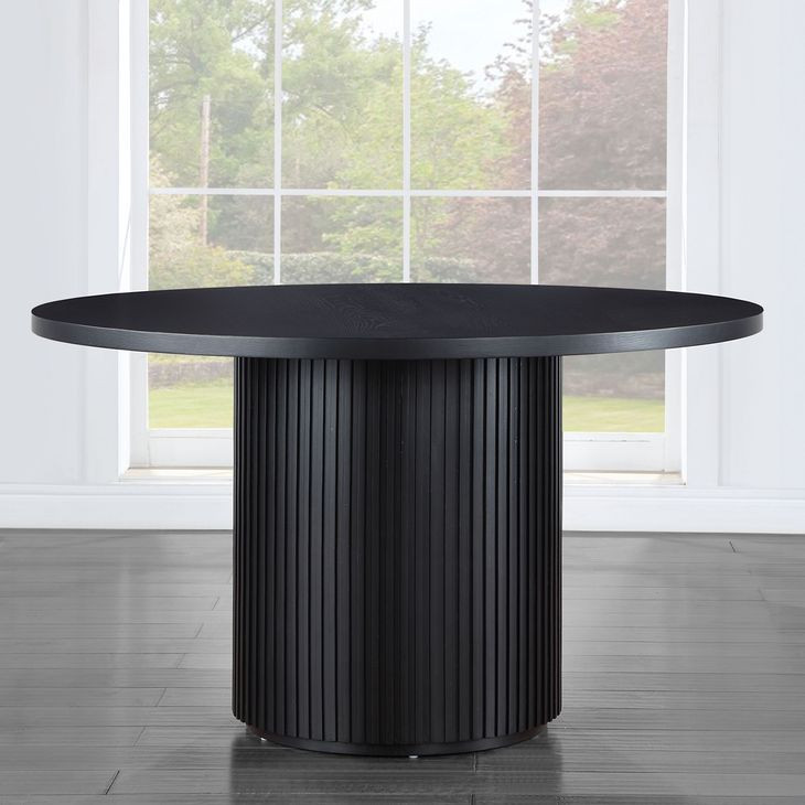 Colvin Black 52" Round Dining Table