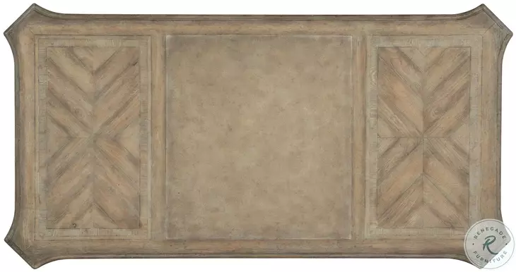 Castella Mid Tone Brown Executive Desk