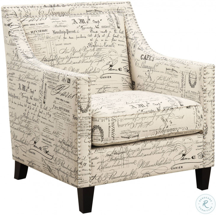Emery French Script Chair from Elements Furniture Coleman Furniture