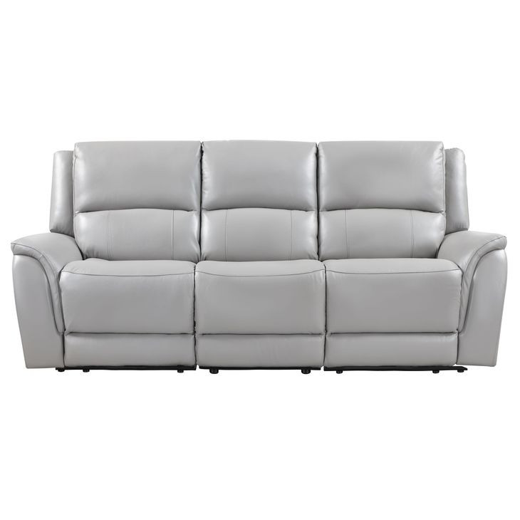 Alexandria Stone 91" Power Reclining Sofa