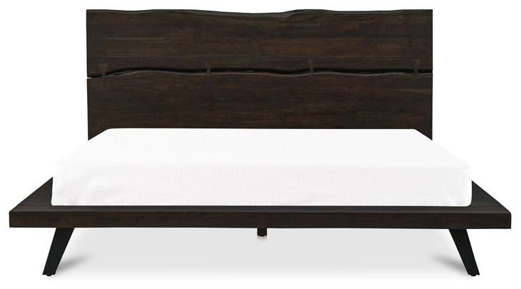 Madagascar Dark Brown King Platform Bed