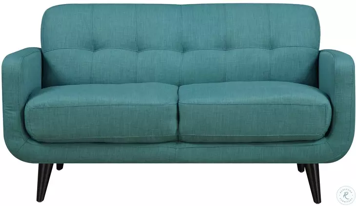 Hailey Teal Loveseat